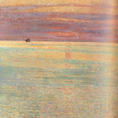 Childe Hassam Sunset at Sea (nn02) Norge oil painting art